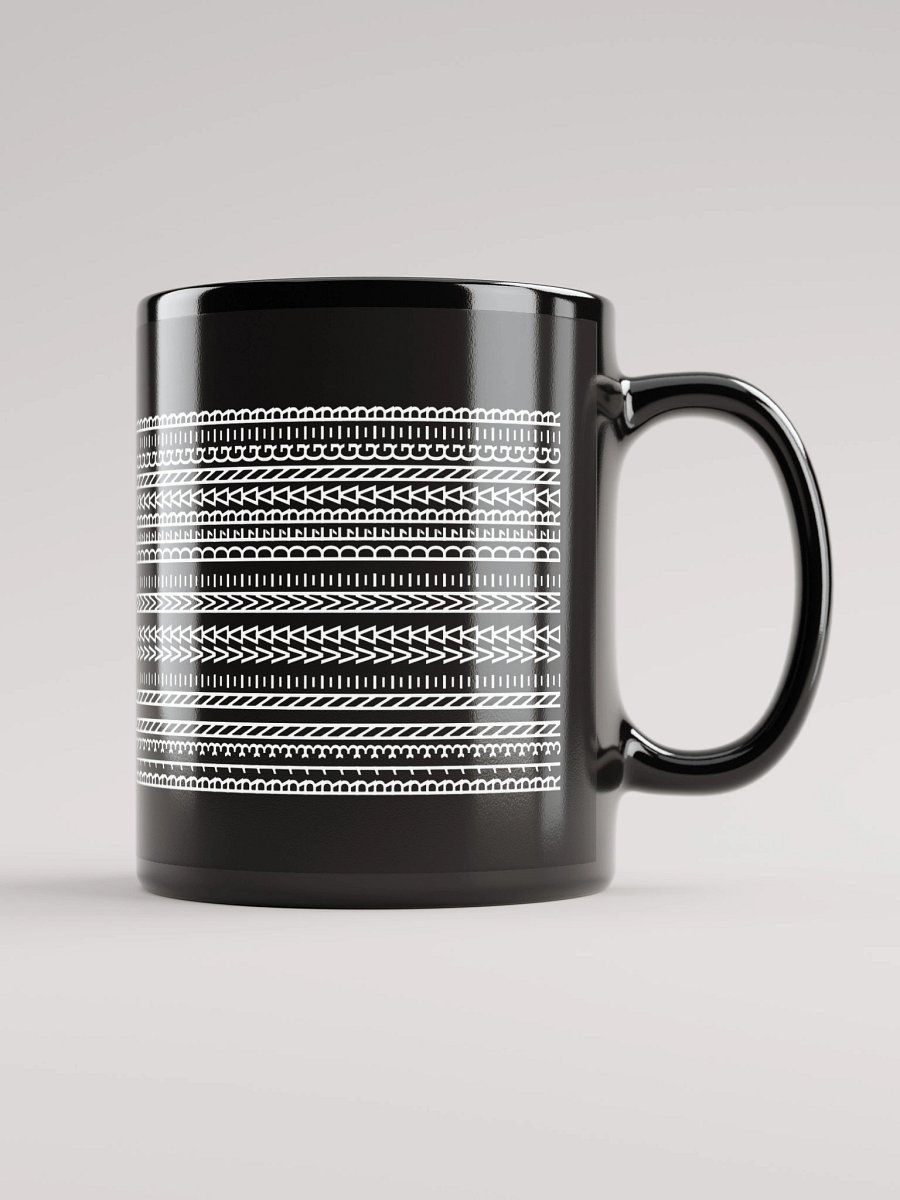 Mug Noir Codé Zen Blanc - Rien ne Va me Déranger - Cadeau élégant product image (1)