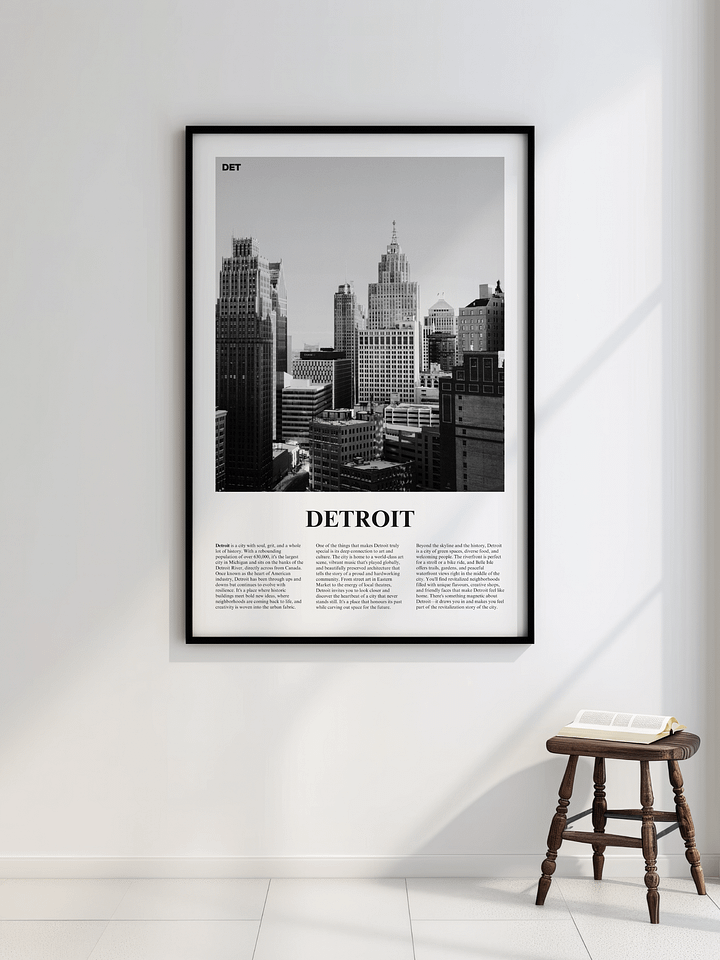 Detroit 02 Newspaper Poster product image (4)