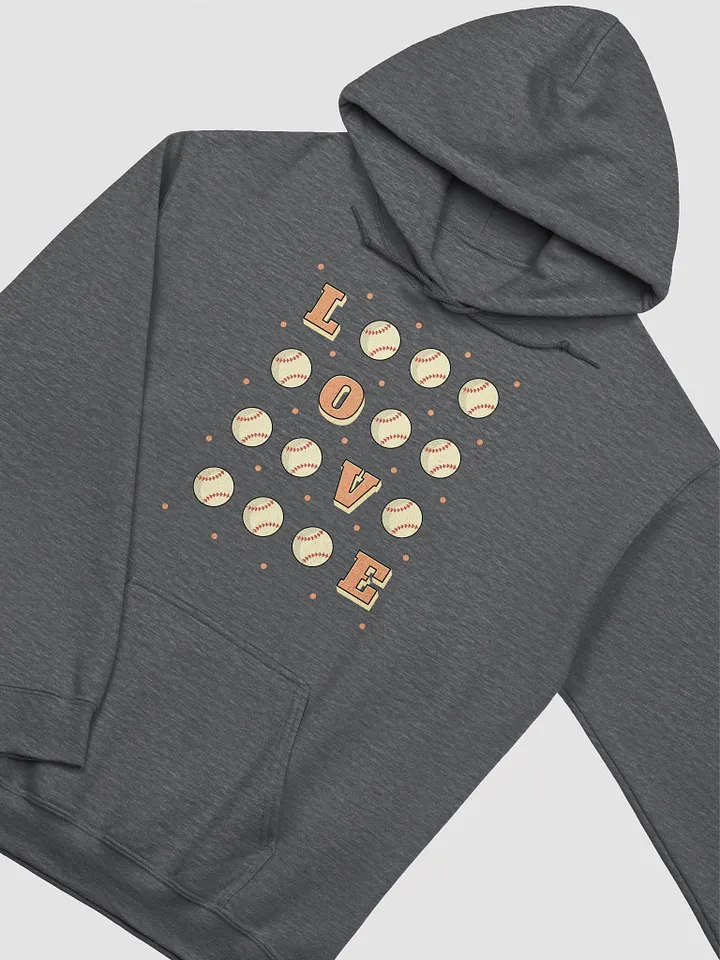Love Baseball Grid Hoodie product image (5)