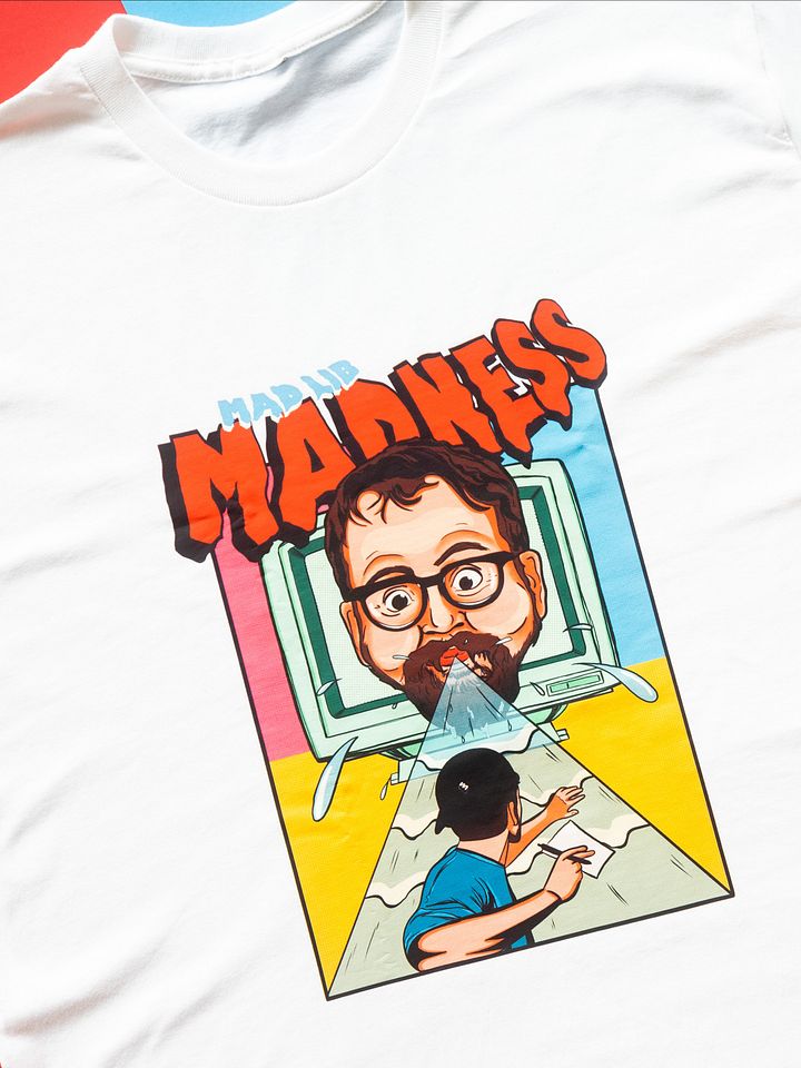 Mad Lib Madness Tee (White) product image (2)