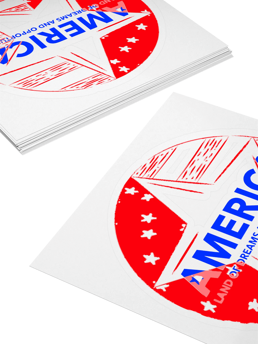American Dream Kiss Cut Stickers product image (4)