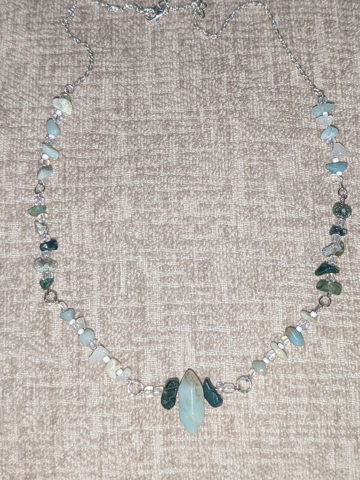 Amazonite & Moss Agate Choker! product image (1)