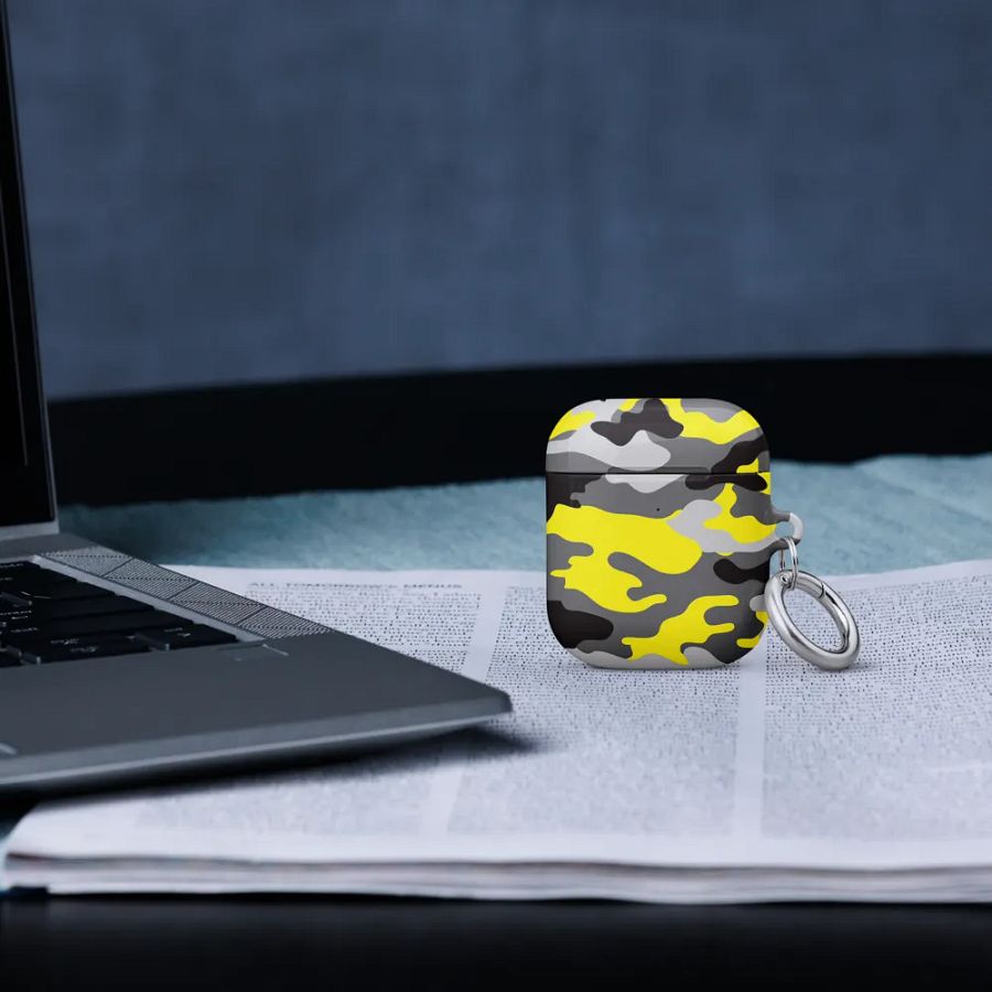 Yellow Camo AirPod Case product image (12)