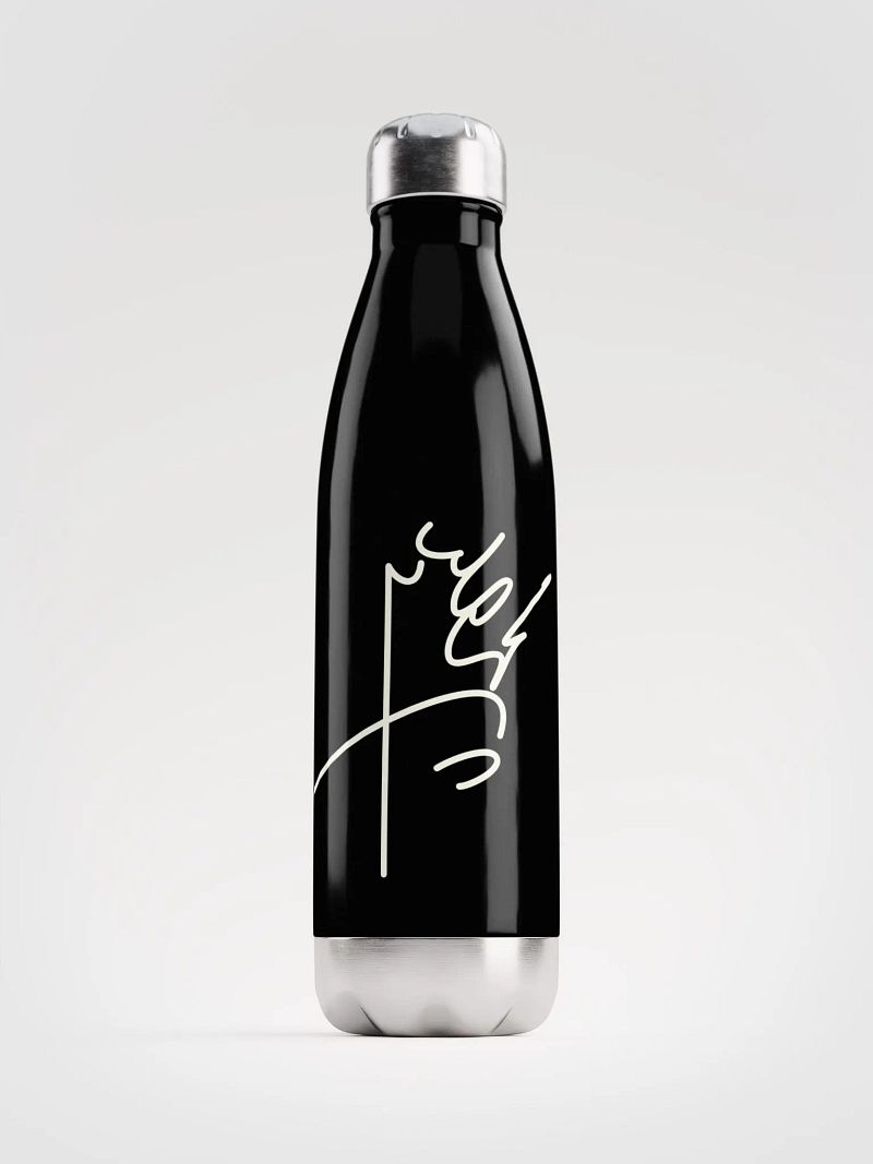 Stainless Steel Bottle with Aryamehr Signature - بطری استیل با امضای آریامهر