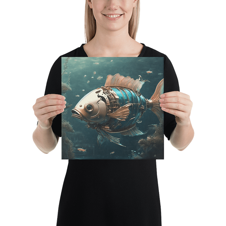 Mechanical Fish In The Sea Wall Art product image (2)