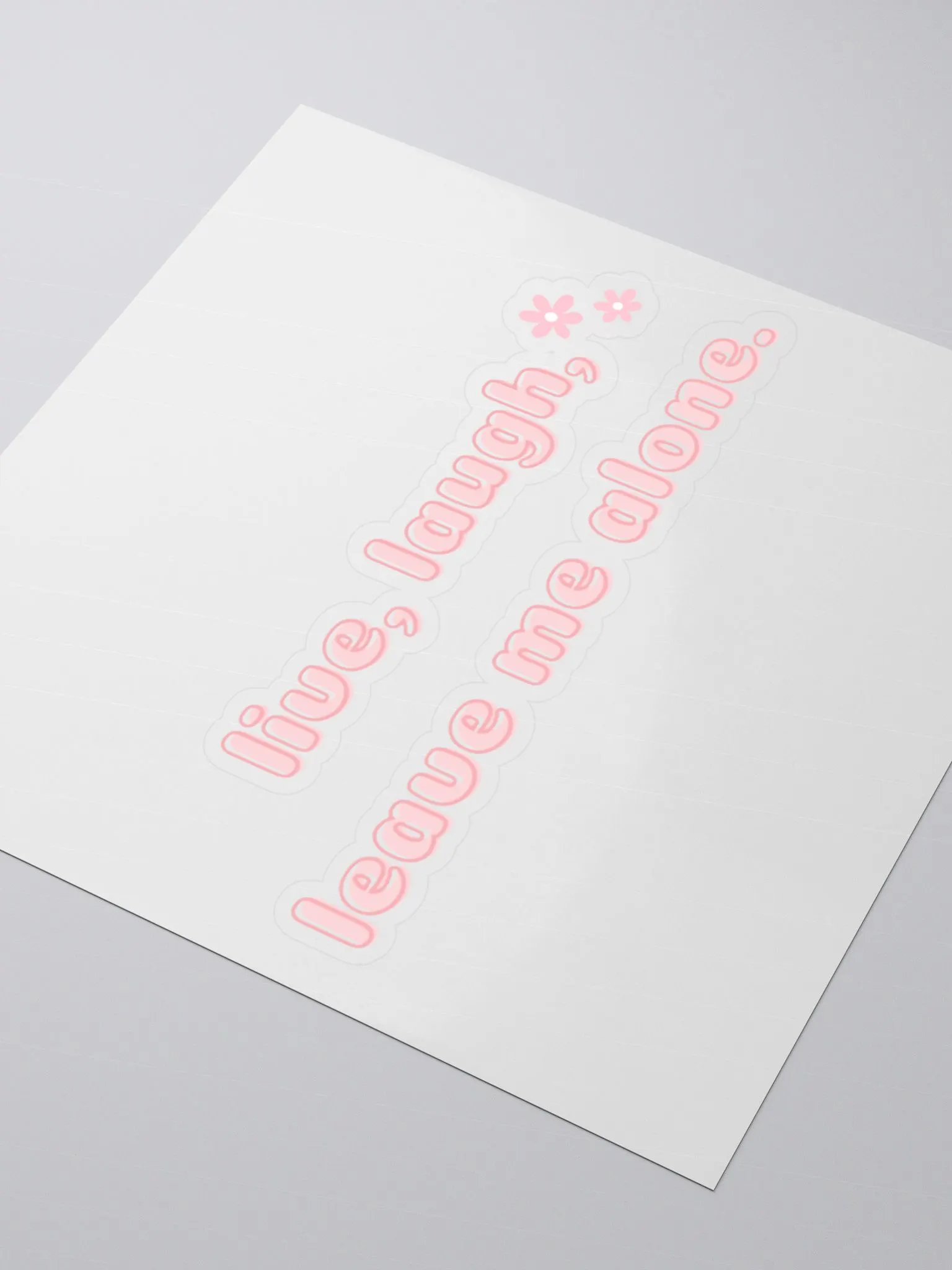 Leave me alone sticker product image (3)