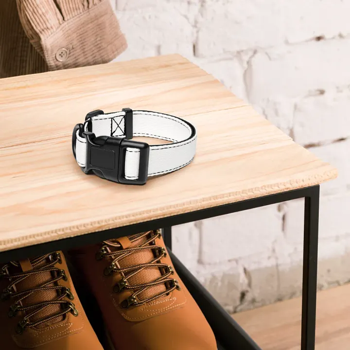 White Zenith Blank Canvas Pet Collar product image (2)