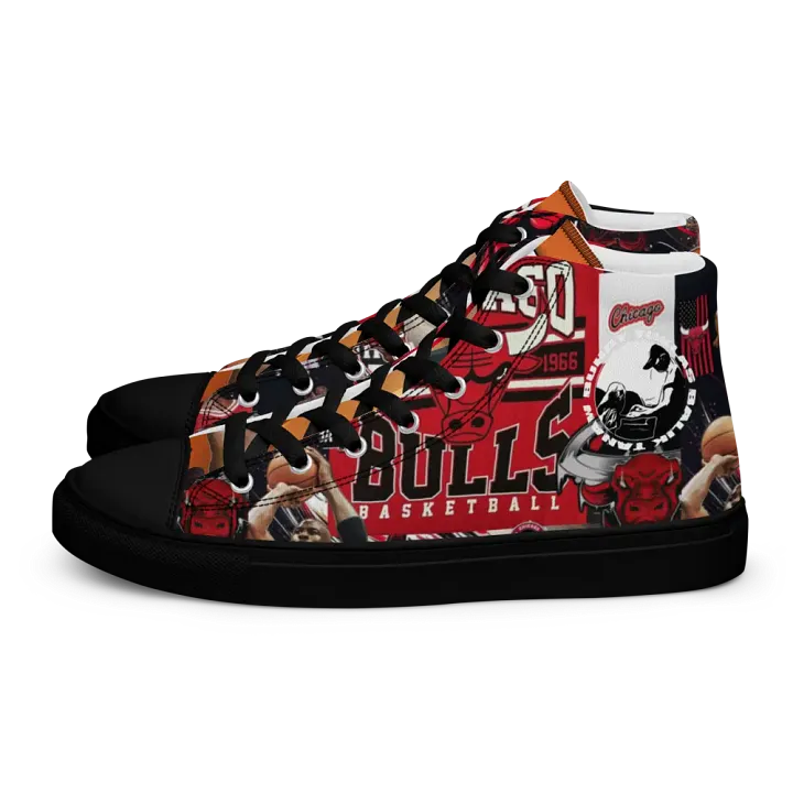 Buhay Tuklas Chicago Bulls Men's High Top Canvas Shoes product image (1)