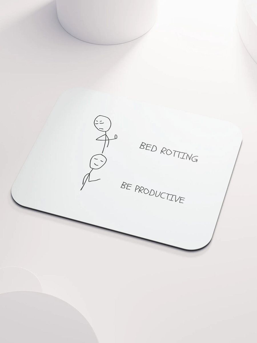 Bed Rotten vs Be Productive Mouse Pad product image (3)