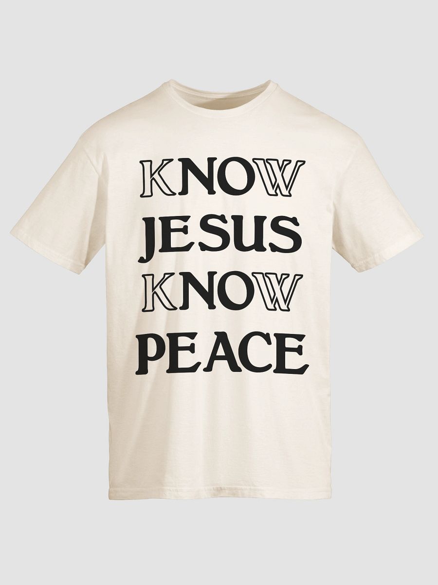 Know Jesus Know Peace Black product image (105)