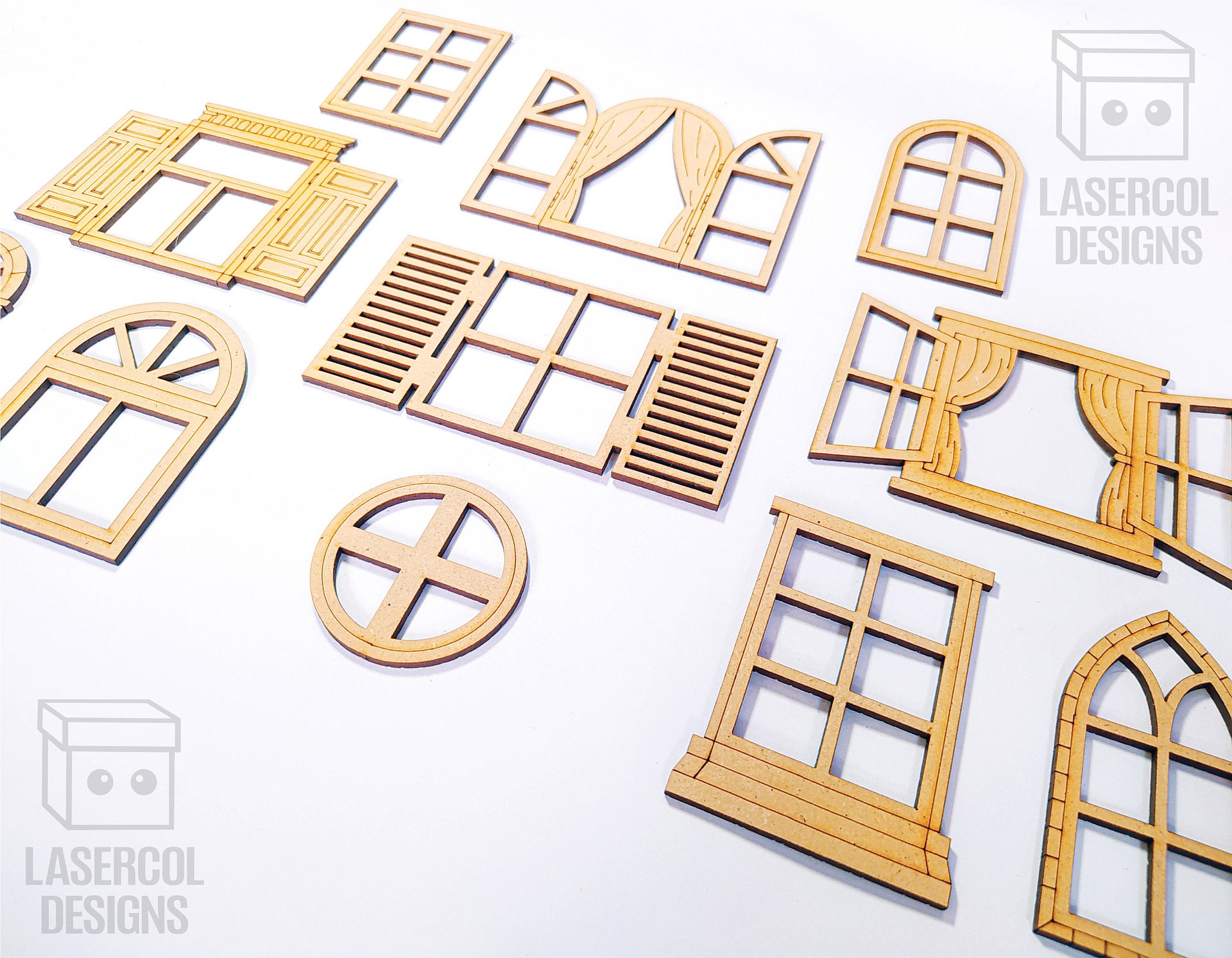 Windows Cut Outs - Laser Cut Files product image (4)