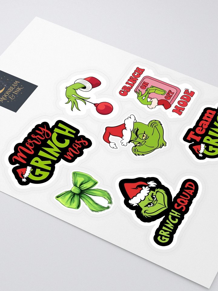 Grinch Sticker Sheet product image (2)
