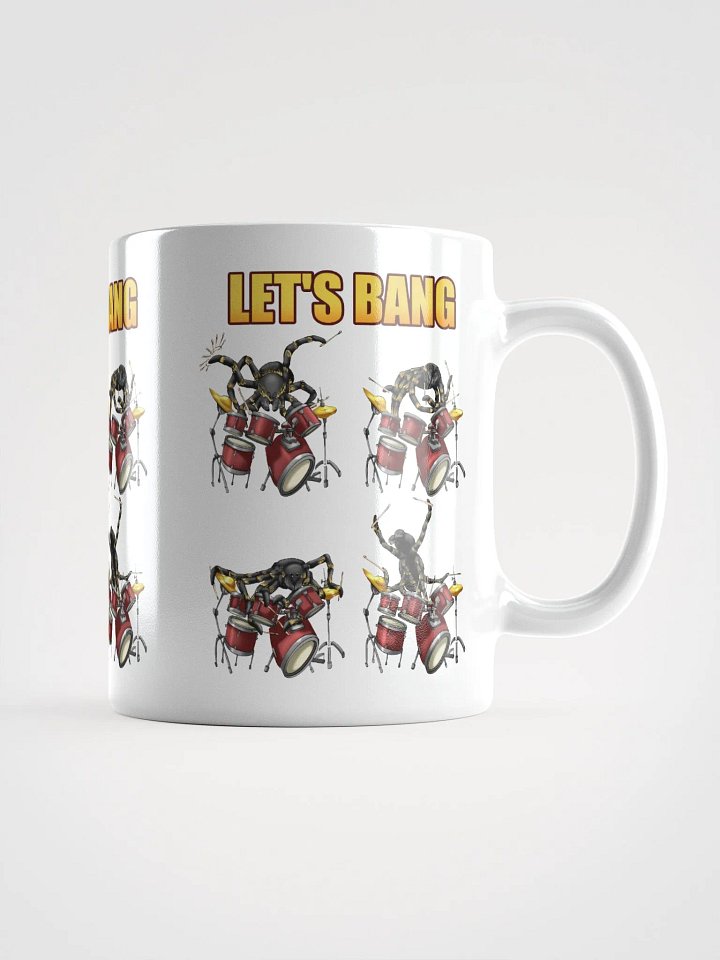 Tarantula Drumming (With Text) - Mug product image (1)