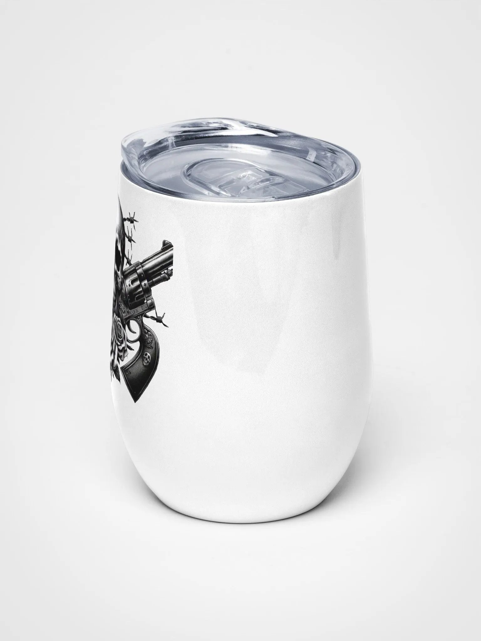 Gothic Revolver Rose Wine Tumbler product image (5)