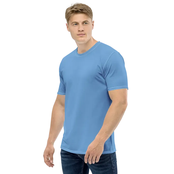 Blue Crew Neck T-Shirt product image (1)