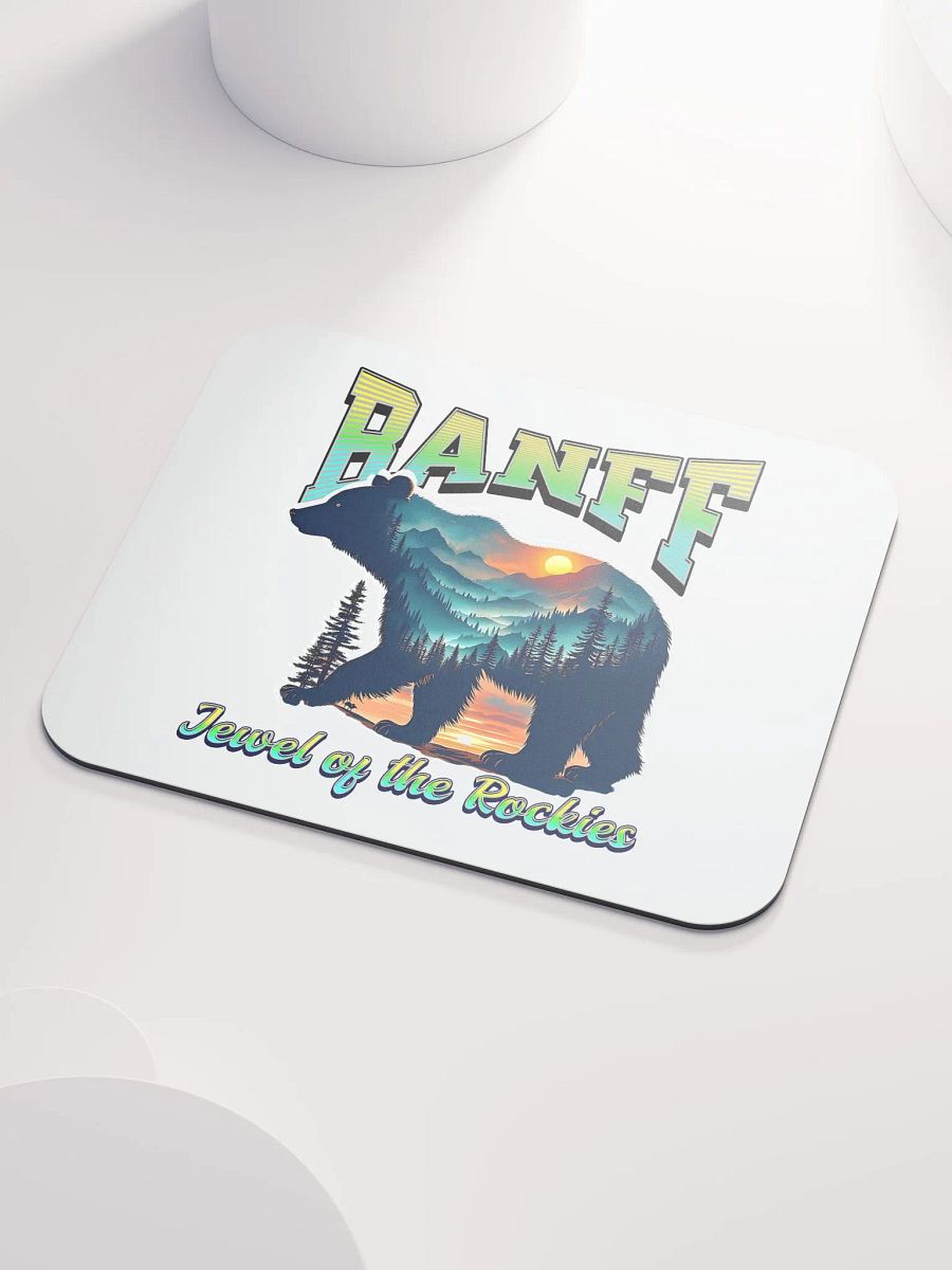 Banff Jewel Of The Rockies Bear Wilderness Mouse Pad product image (3)