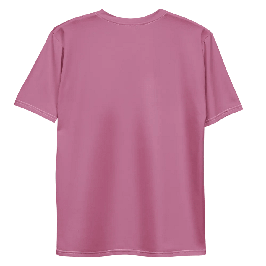 Plain Medium Dark Carnation Pink True Summer Men's Crewneck Polyester Heavyweight Premium T-Shirt by Treasure Pie product image (9)