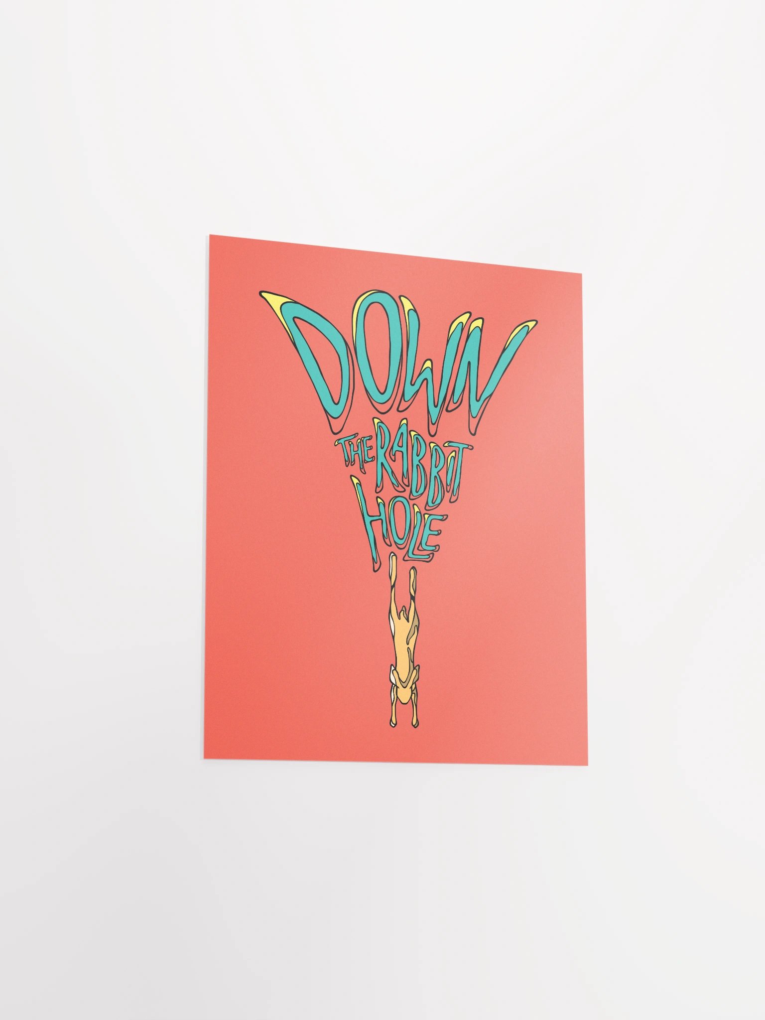 Down the Rabbit Hole - Rectangle Matte Paper Poster product image (3)