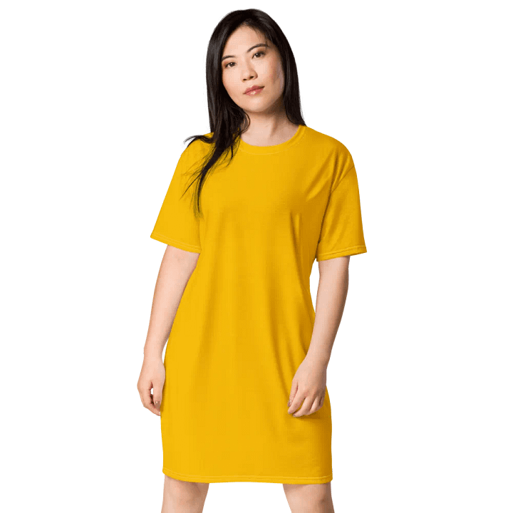 Plain Color Amber T-Shirt Dress product image (1)
