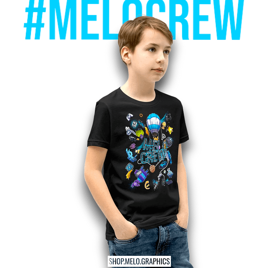 #MELOtober 2024 Personalized MELO CREW Chaos - Kids T-Shirt | #MadeByMELO product image (4)