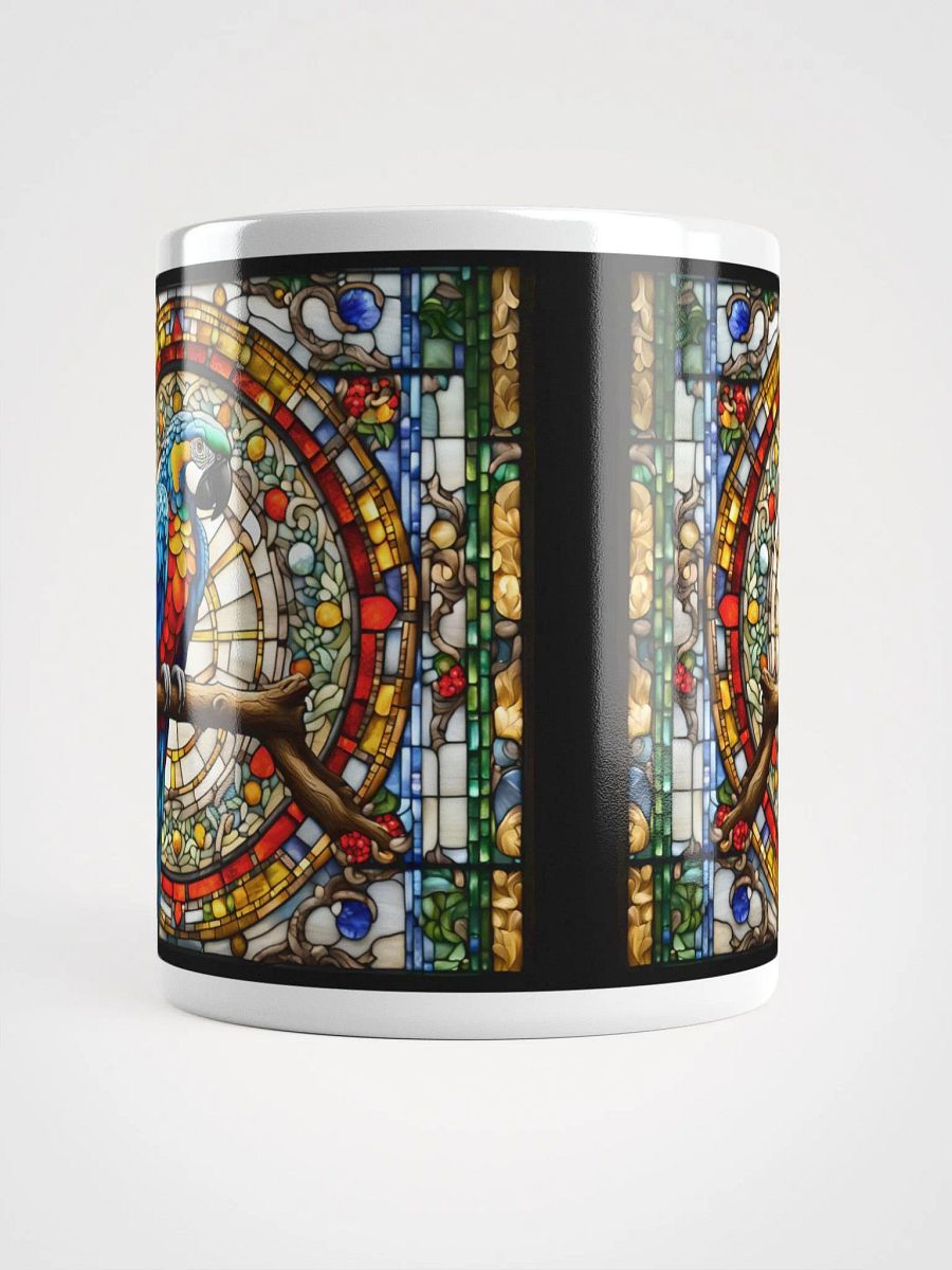 #002 - Blue Throated Macaw Stained Glass Mug product image (10)
