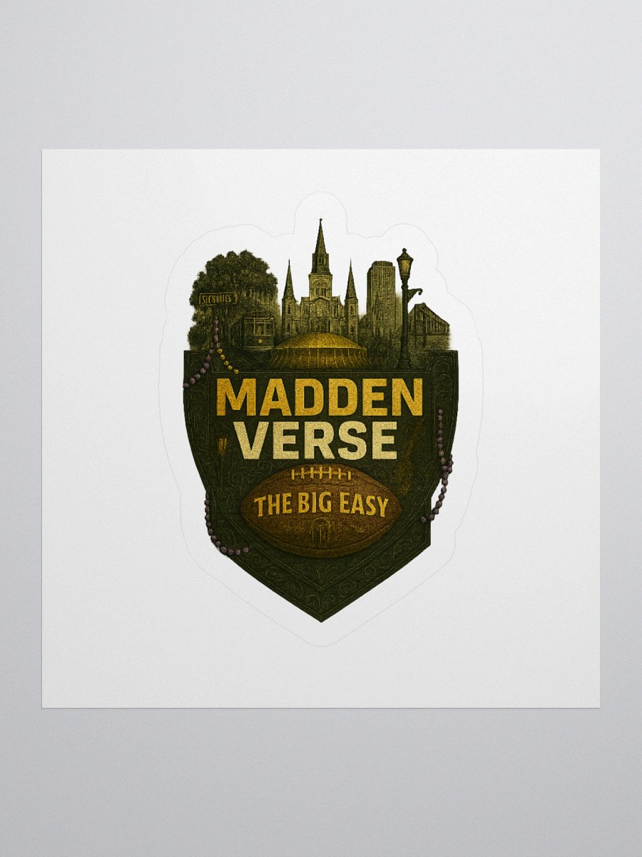 THE BIG EASY CREST STICKER product image (1)