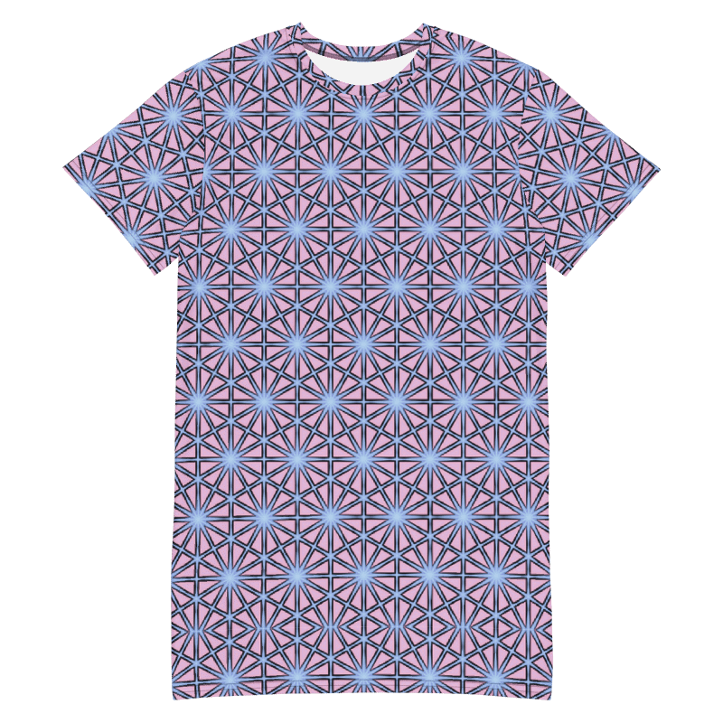 Abstract Cool Geometric T Shirt Dress product image (11)