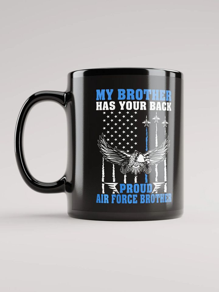 Proud Air Force Brother - Black Mug product image (2)