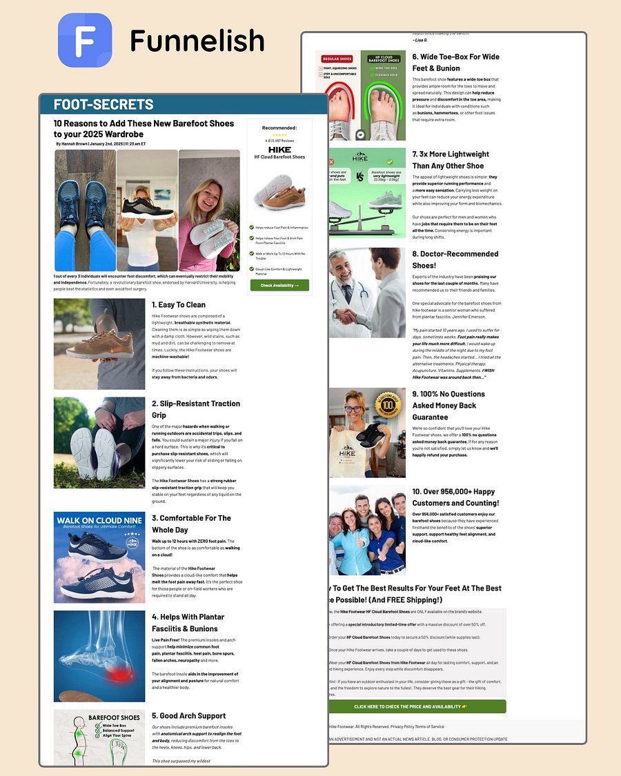 10 Reasons People Listicle Page | Funnelish product image (1)