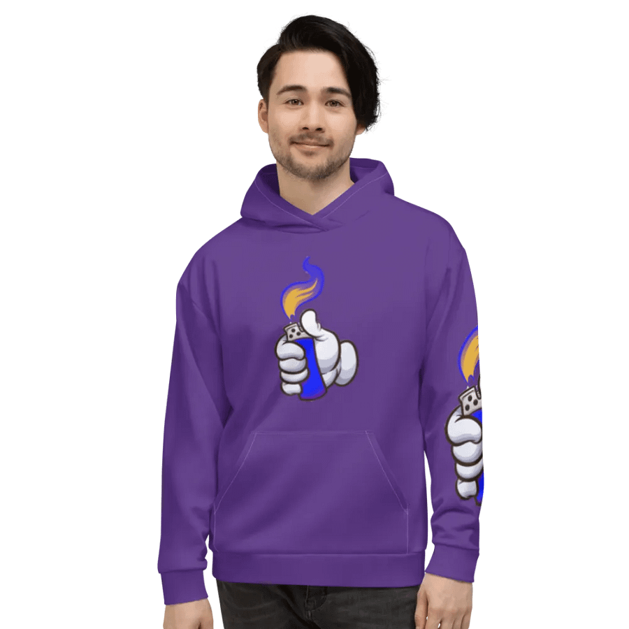 BLUE FLAME HOODIE product image (2)