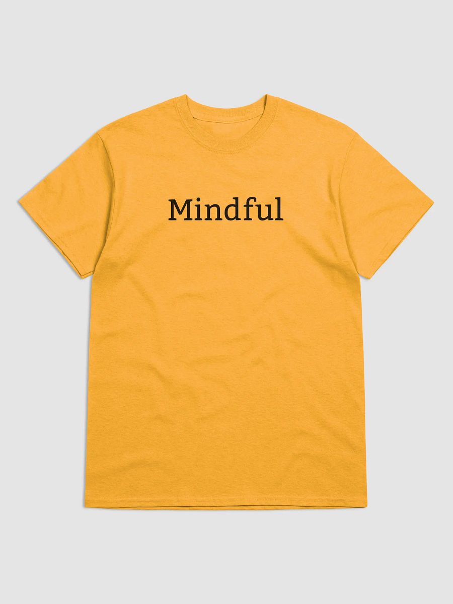 “Mindful” Upbeat Unisex Cotton T-Shirt product image (4)