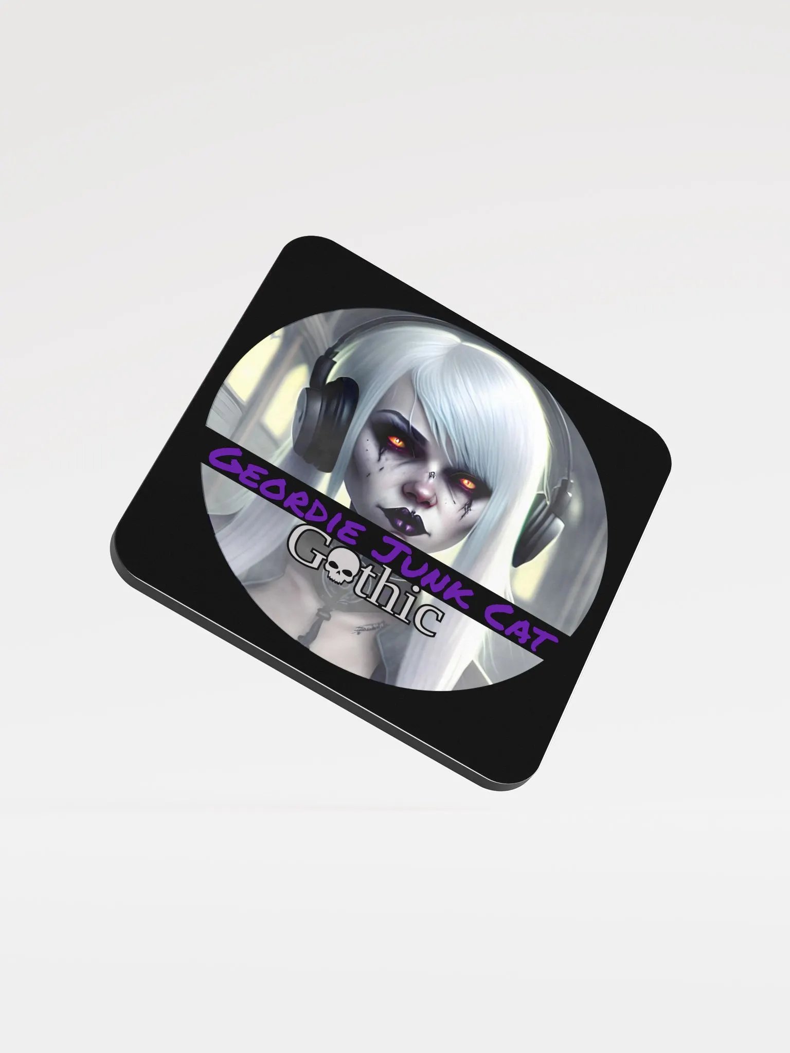 GOTHIC ONE Drink Coaster (3.74″x 3.74″, US and EU SHIPPING) product image (1)