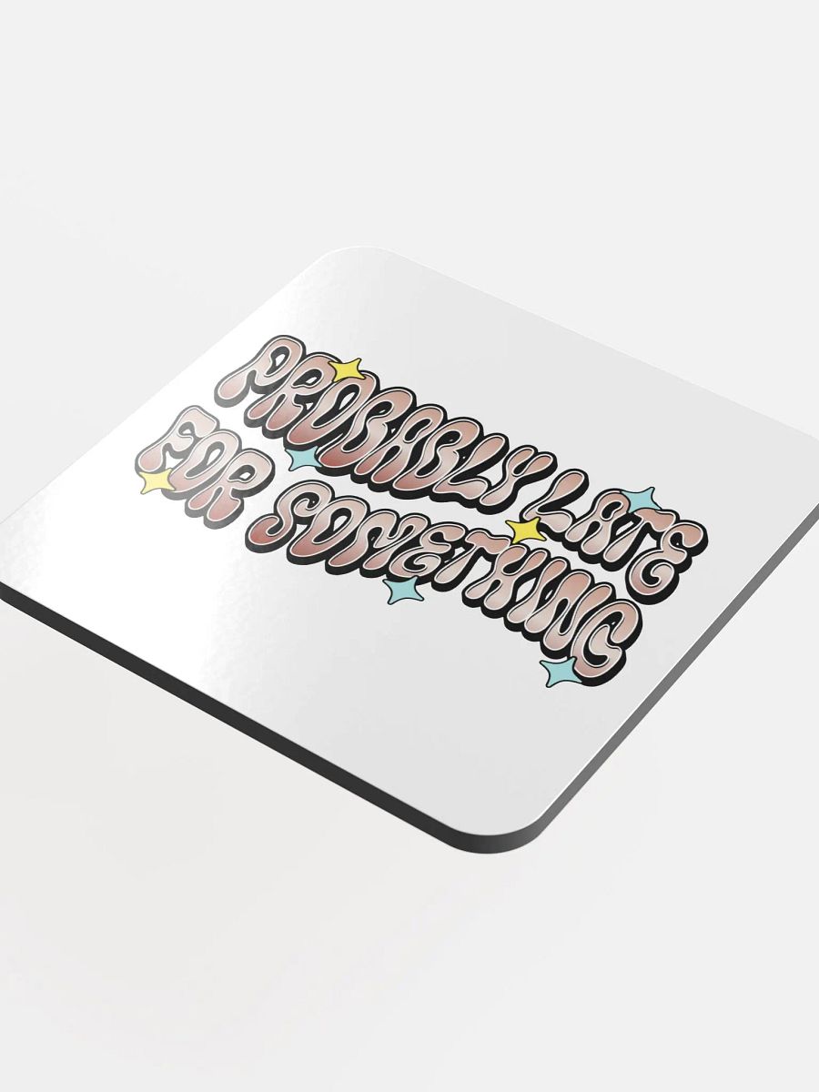 Probably Late For Something Whimsical Wavy Coaster Set product image (4)