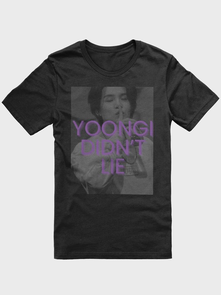 Yoongi didn´t lie Soft T-shirt product image (1)