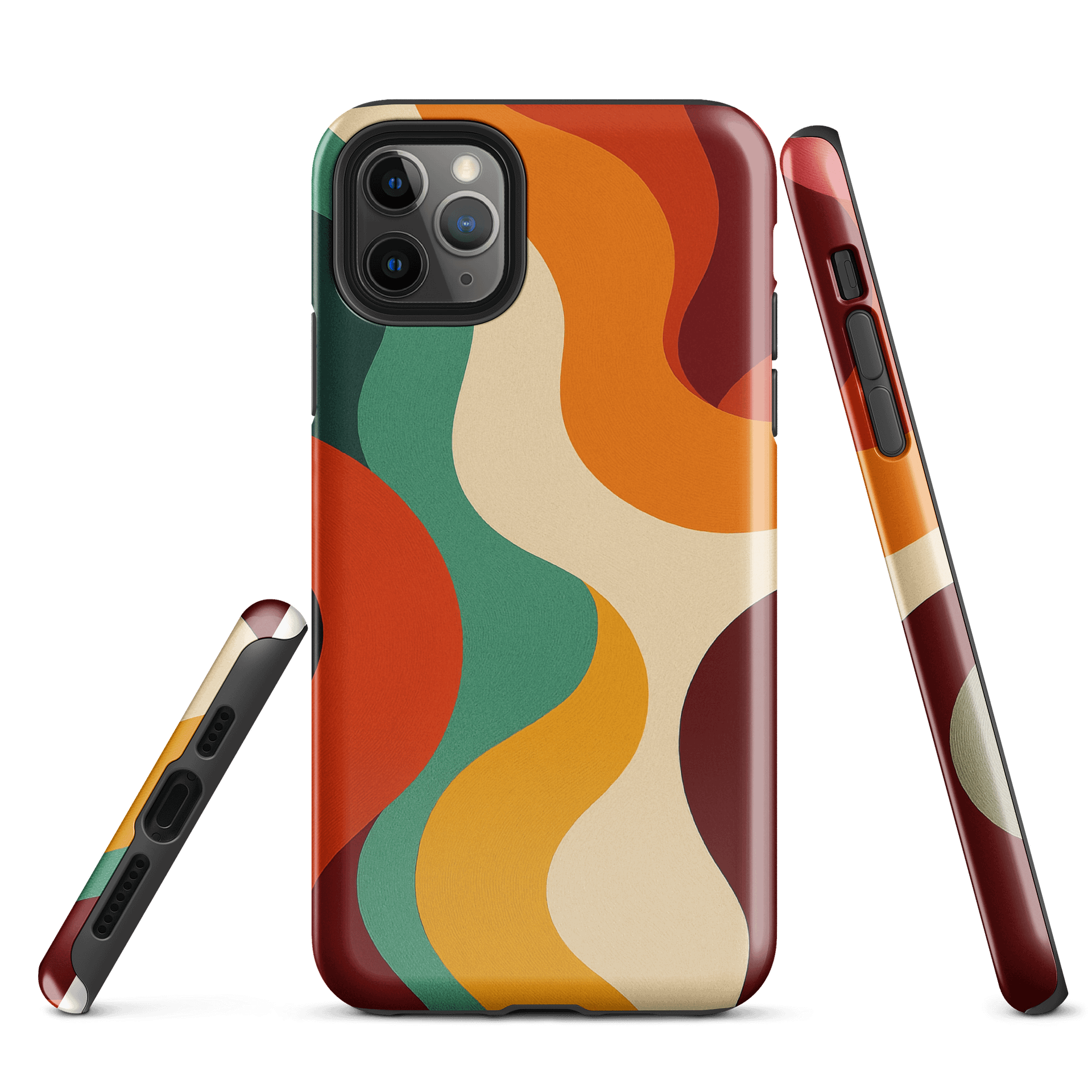 Retro Wave Radiance – Abstract iPhone Case product image (1)