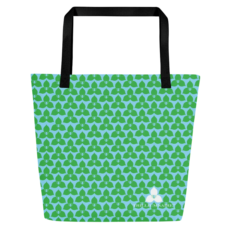 Trilliumnaire™ Oversized Tote w/Pocket in Sky and Leaf product image (1)