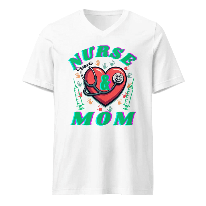 Nurse & Mom Heartfelt Tee product image (5)