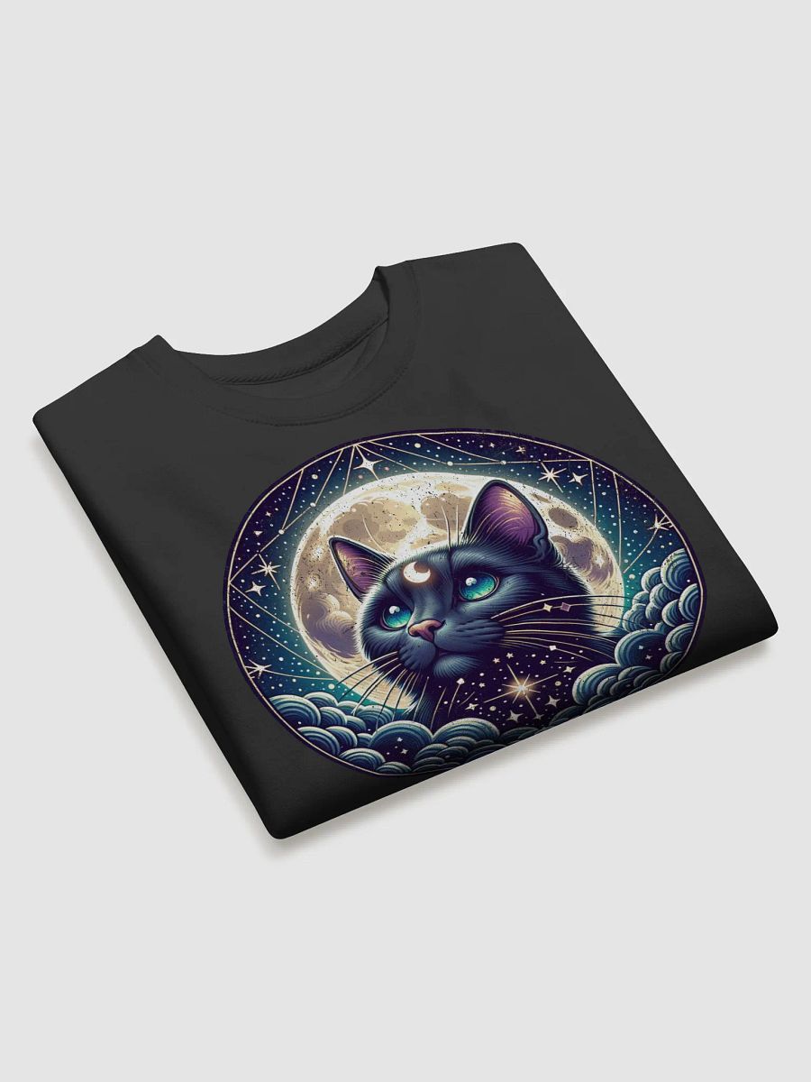 Mystical Stargazing Cat with Celestial Moon and Stars product image (3)