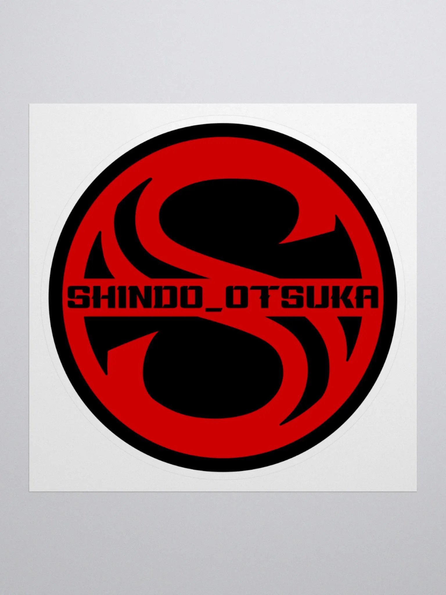 Red Logo Sticker product image (1)