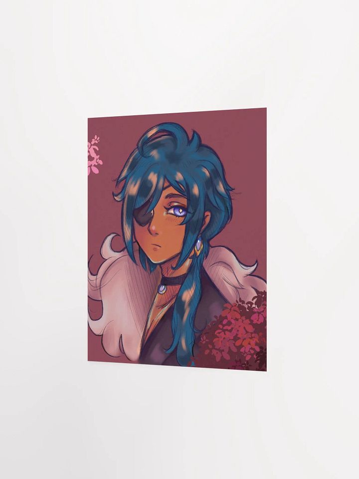 Wine Kaeya Square Print (Genshin Impact) product image (2)