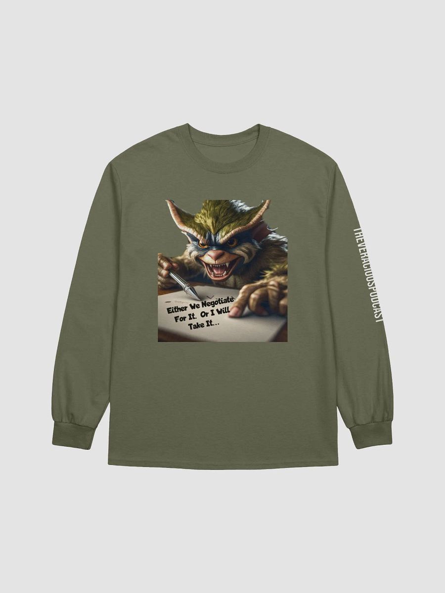 Negotiate Or Im Talking Ultra Cotton Long Sleeve T-Shirt product image (1)