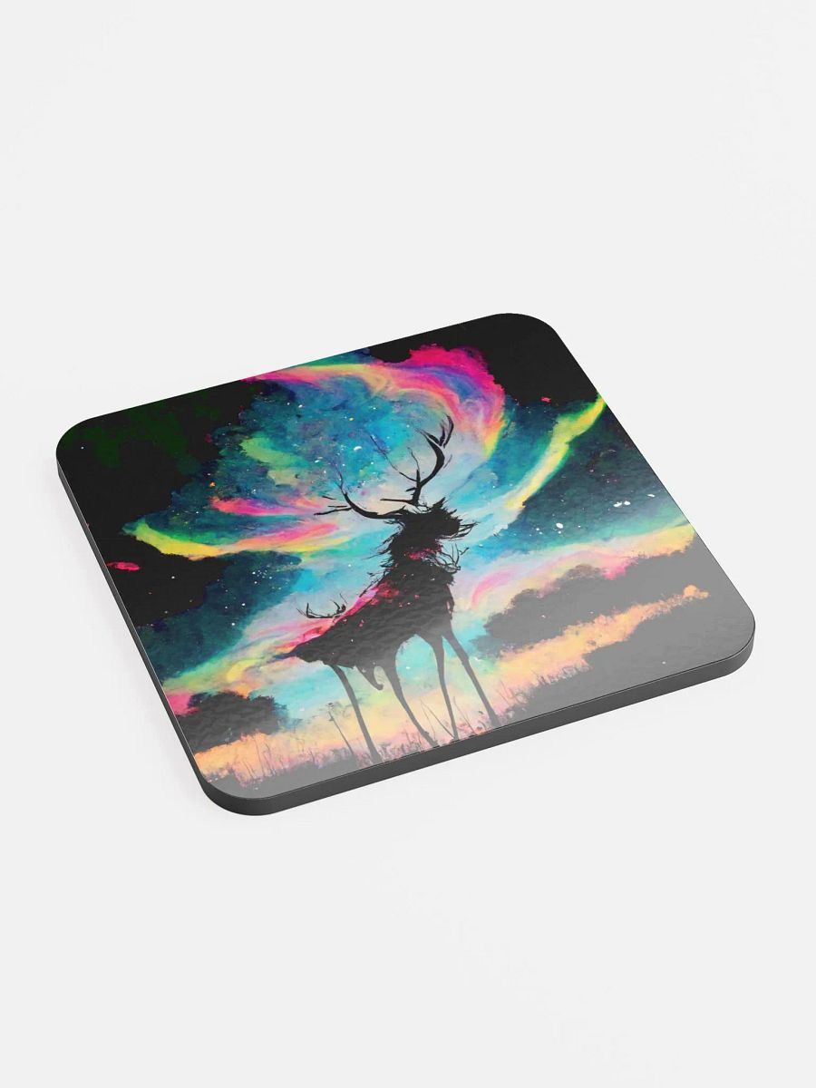 Cosmic Stag Glossed Coaster product image (2)