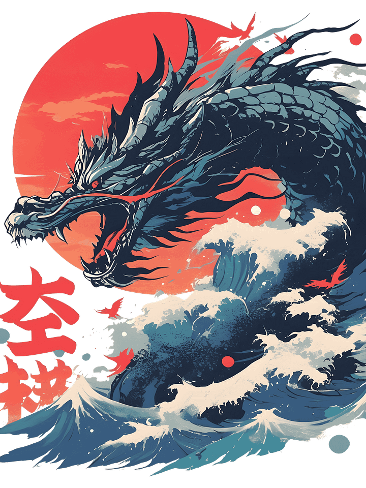 Retro Anime Dragon product image (2)