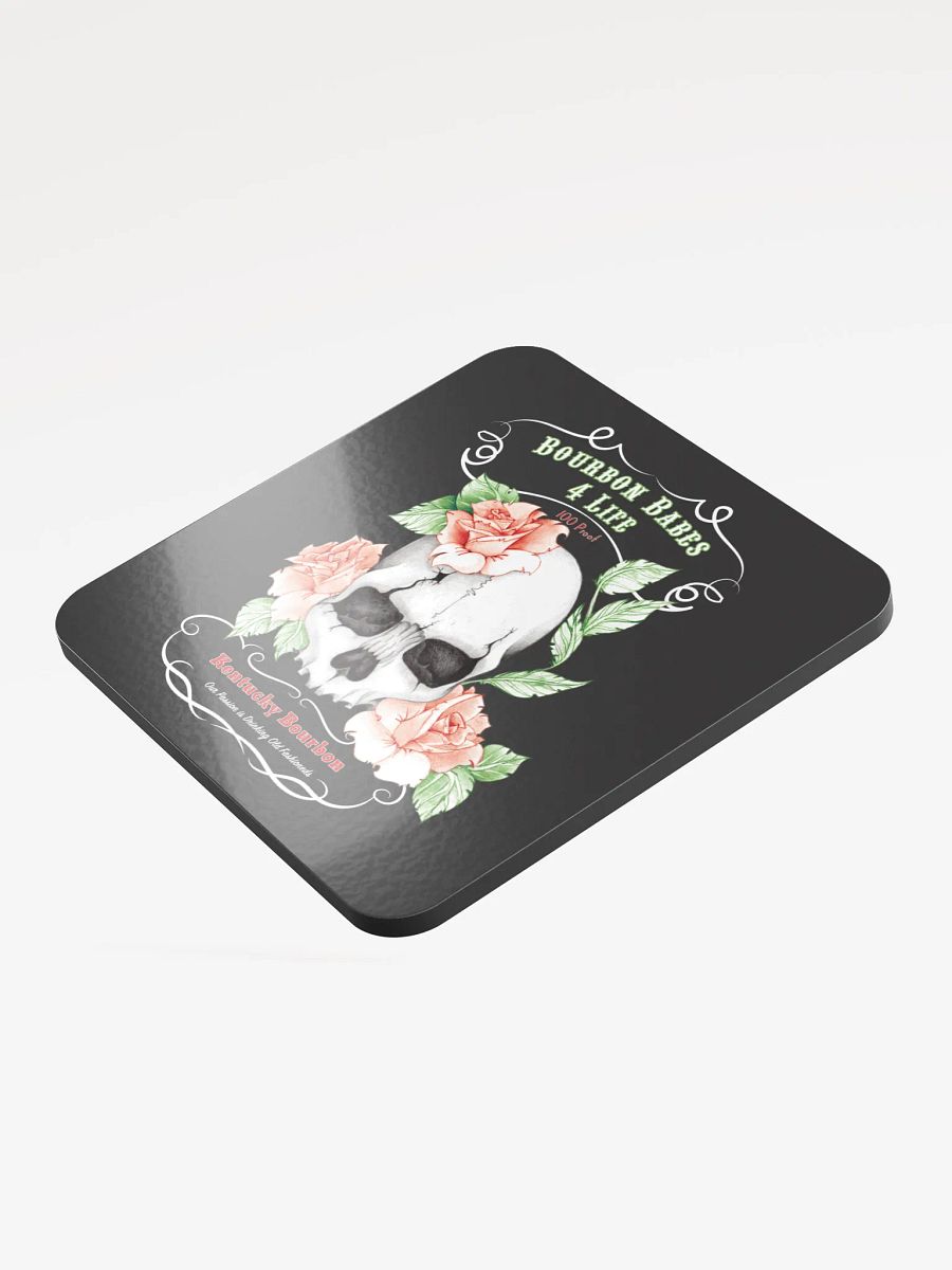 Bourbon Babes 4 Life Glossed Cork Coaster product image (3)