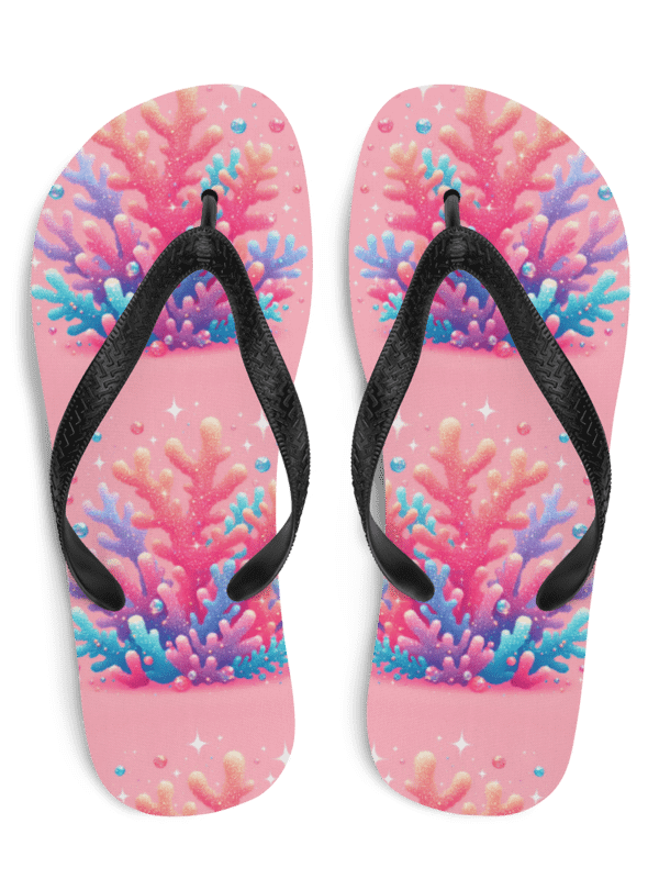 Pink Coral Flip Flops product image (1)