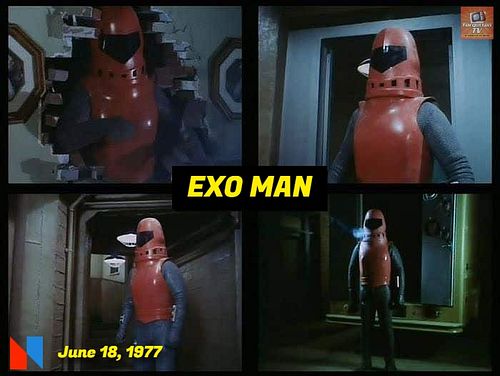 Debuting #OnThisDay in 70s/80s TV: 
•𝙀𝙓𝙊-𝙈𝘼𝙉. 𝙉𝘽𝘾, 1977. This TV movie was clearly a take on Marvel Comics' Iron Man.  Dr. Ni...