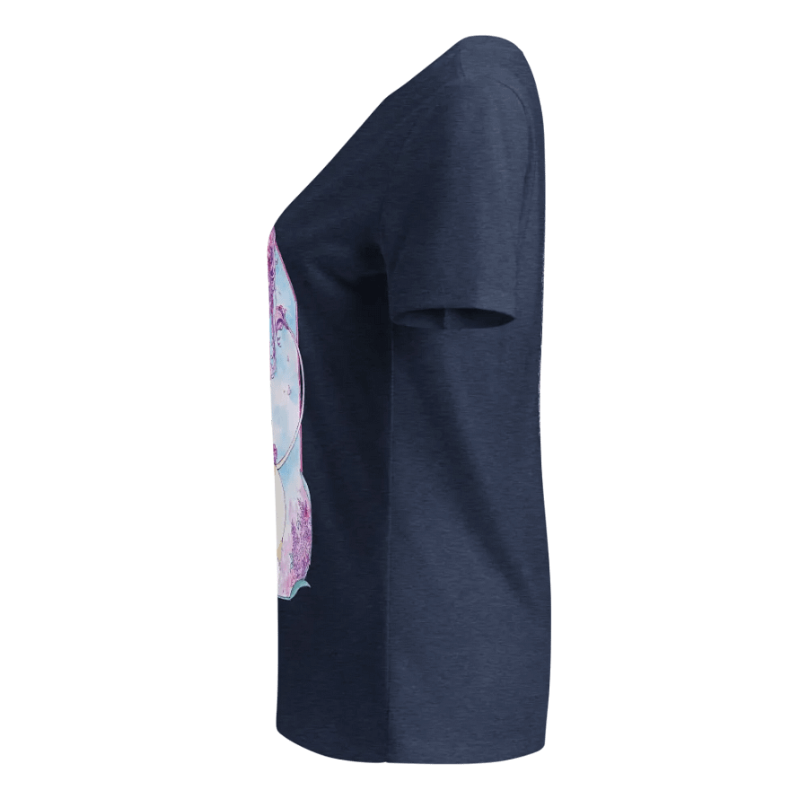 Unicorn and Lilac Femcut Vneck product image (5)