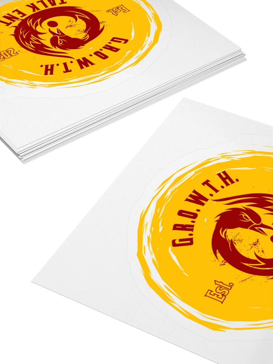 G.R.O.W.T.H. Talk Sankofa Sticker (gold) product image (4)