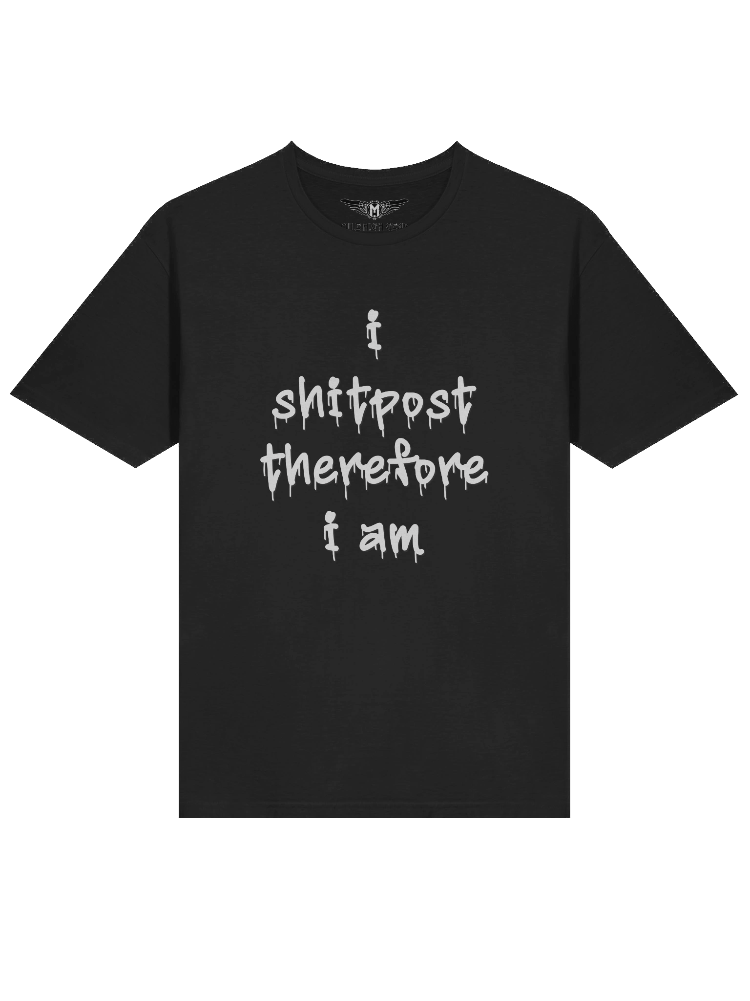i shitpost therefore i am T-Shirt product image (4)