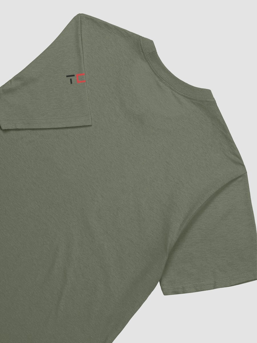 'Again!' Printed Emblem Unisex T-Shirt (Military Green) product image (8)